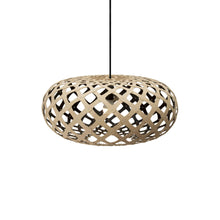 Load image into Gallery viewer, Kina Pendant Light in Bamboo/Black (Medium).
