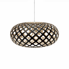 Load image into Gallery viewer, Kina Pendant Light in Black/Bamboo (Large).

