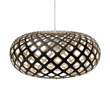 Load image into Gallery viewer, Kina Pendant Light in Black/Bamboo (X-Large).
