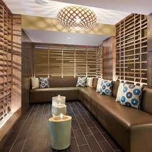 Load image into Gallery viewer, Kina Pendant Light in living room.
