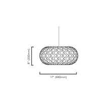 Load image into Gallery viewer, Kina Pendant Light - line drawing.

