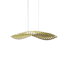 Load image into Gallery viewer, Navicula LED Pendant Light in Bamboo/Lime (Small).
