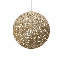 Load image into Gallery viewer, Sola Pendant Light in Bamboo/Bamboo (Medium).
