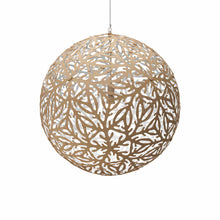 Load image into Gallery viewer, Sola Pendant Light in Bamboo/White (Large).
