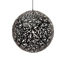 Load image into Gallery viewer, Sola Pendant Light in Black/Black (Large).
