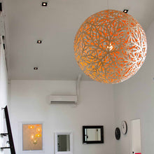 Load image into Gallery viewer, Sola Pendant Light in living room.
