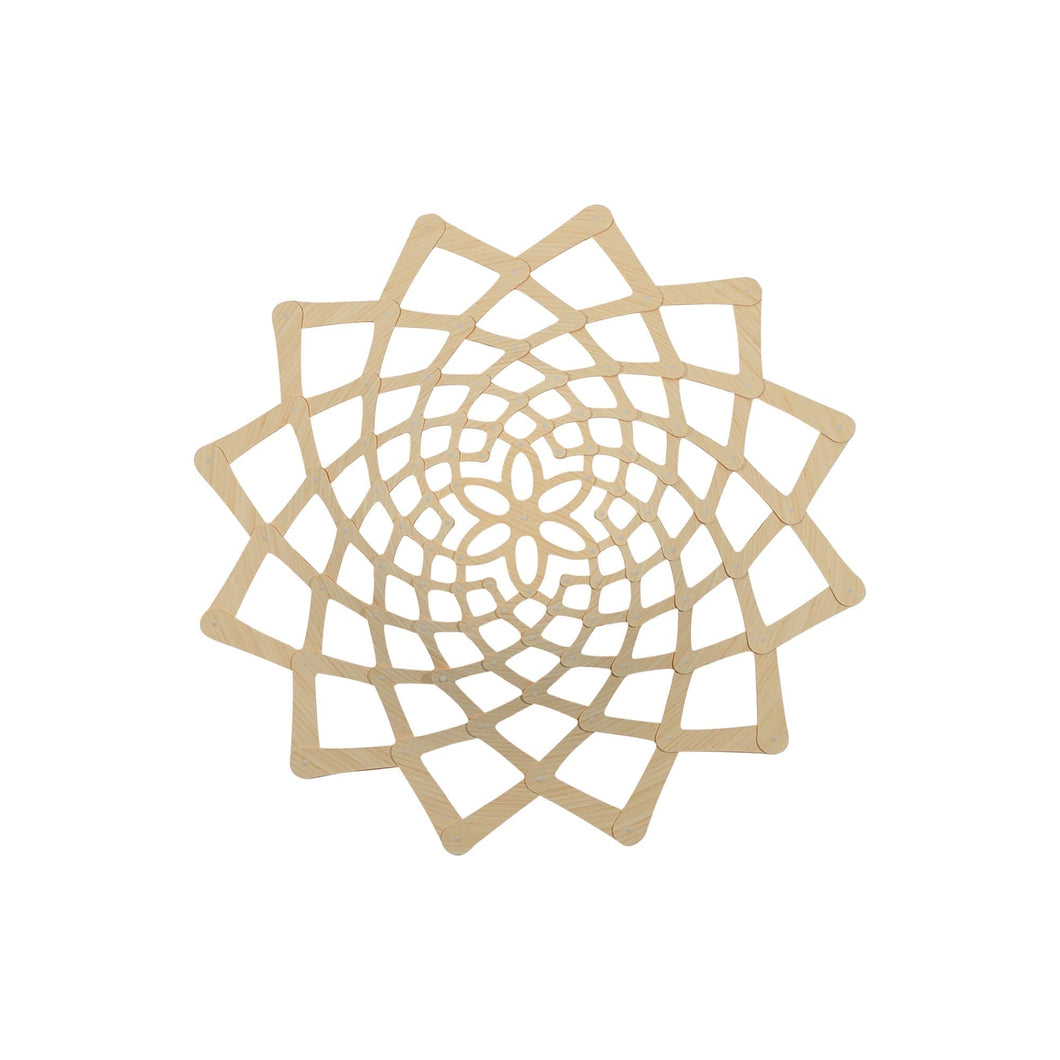 Sunflower Wall Light in Bamboo/Bamboo (24-Inch).