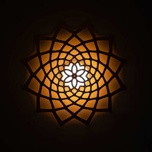 Load image into Gallery viewer, Sunflower Wall Light in Detail.
