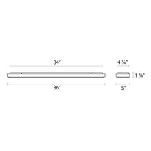 Load image into Gallery viewer, Dazzle LED Bath Vanity Light - line drawing.
