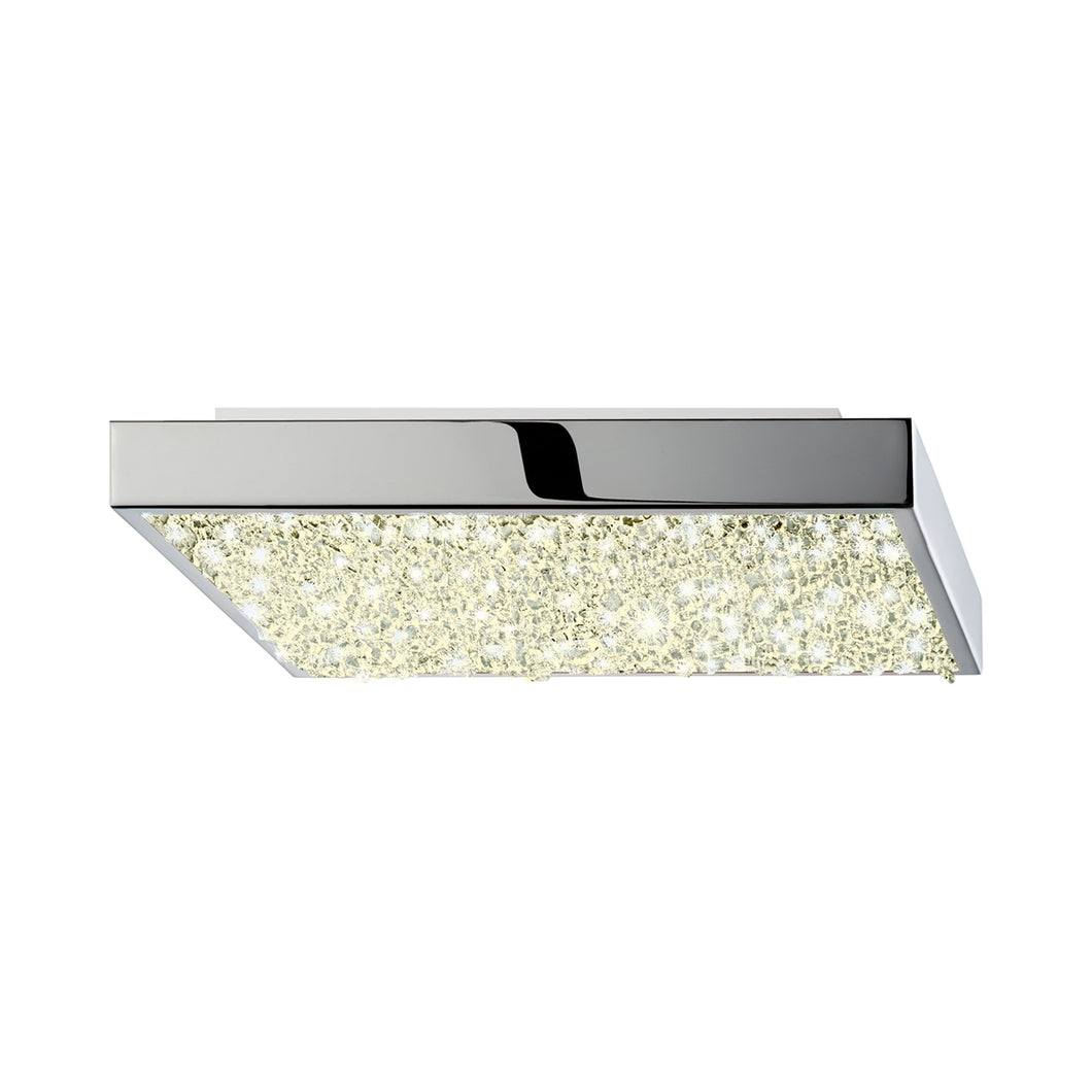 Dazzle Square LED Flush Mount Ceiling Light.
