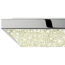 Load image into Gallery viewer, Dazzle Square LED Flush Mount Ceiling Light in Detail.
