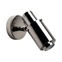 Load image into Gallery viewer, Biny Spot LED Wall Light in Nickel (No Switch).

