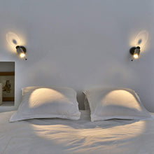 Load image into Gallery viewer, Biny Spot LED Wall Light in bedroom.
