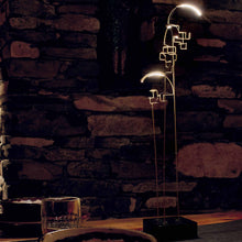 Load image into Gallery viewer, Boucle LED Table Lamp in dining room.
