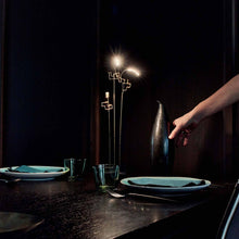 Load image into Gallery viewer, Boucle LED Table Lamp in dining room.
