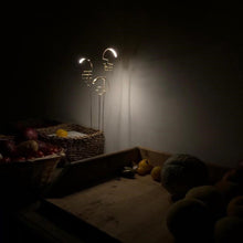 Load image into Gallery viewer, Boucle LED Table Lamp in bedroom.
