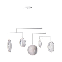 Load image into Gallery viewer, Focus LED Chandelier in White (5-Light).
