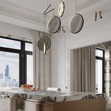 Load image into Gallery viewer, Focus LED Chandelier in kitchen.
