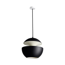 Load image into Gallery viewer, Here Comes the Sun LED Pendant Light in Black/White (Large).
