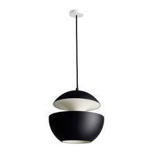 Load image into Gallery viewer, Here Comes the Sun LED Pendant Light in Black/White (X-Large).
