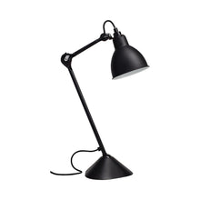 Load image into Gallery viewer, Lampe Gras N°205 LED Desk Lamp in Black (Round Shade).
