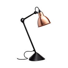 Load image into Gallery viewer, Lampe Gras N°205 LED Desk Lamp in Copper (Round Shade).
