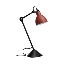 Load image into Gallery viewer, Lampe Gras N°205 LED Desk Lamp in Red (Round Shade).
