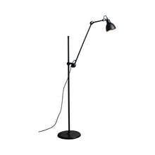 Load image into Gallery viewer, Lampe Gras N°215 LED Floor Lamp in Black &amp; Copper (Round Shade).
