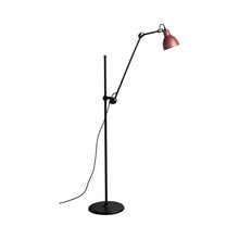 Load image into Gallery viewer, Lampe Gras N°215 LED Floor Lamp in Red (Round Shade).
