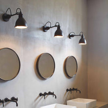 Load image into Gallery viewer, Lampe Gras N°304 LED Bath Wall Light in bathroom.
