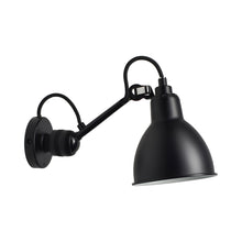 Load image into Gallery viewer, Lampe Gras N°304 LED Wall Light in Black (Switch On Base/Round Shade).
