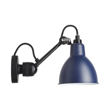 Load image into Gallery viewer, Lampe Gras N°304 LED Wall Light in Blue (Switch On Base/Round Shade).
