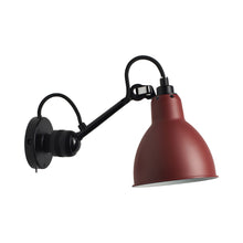 Load image into Gallery viewer, Lampe Gras N°304 LED Wall Light in Red (Switch On Cable/Round Shade).
