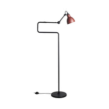 Load image into Gallery viewer, Lampe Gras N°411 LED Floor Lamp in Red (Round Shade).
