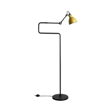 Load image into Gallery viewer, Lampe Gras N°411 LED Floor Lamp in Yellow (Round Shade).
