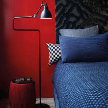 Load image into Gallery viewer, Lampe Gras N°411 LED Floor Lamp in bed room.
