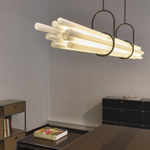 Load image into Gallery viewer, NL12 LED Pendant Light in office.
