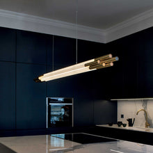 Load image into Gallery viewer, Org Linear LED Pendant Light in kitchen.
