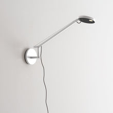 Load image into Gallery viewer, Demetra LED Wall Light in White/Micro (2700K).
