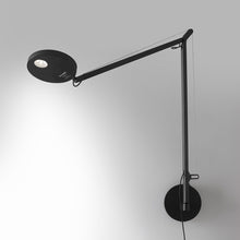 Load image into Gallery viewer, Demetra LED Wall Light in Anthracite Grey/Classic (2700K).
