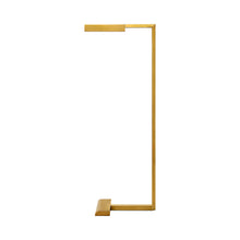 Load image into Gallery viewer, Dessau LED Floor Lamp in Large/Natural Brass.
