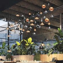 Load image into Gallery viewer, Flask A Pendant Light in restaurant.
