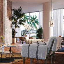 Load image into Gallery viewer, Fork Floor Lamp in living room.
