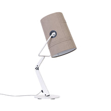 Load image into Gallery viewer, Fork Table Lamp in Ivory/Grey.
