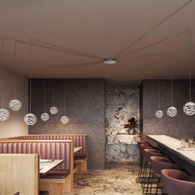 Load image into Gallery viewer, Swag Kit For Radial Canopy in restaurant.
