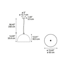 Load image into Gallery viewer, Urban Pendant Light - line drawing.
