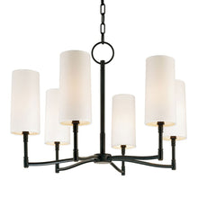 Load image into Gallery viewer, Dillon Chandelier in 6-Light/Old Bronze.
