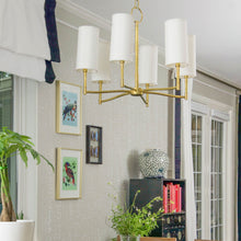 Load image into Gallery viewer, Dillon Chandelier in living room.
