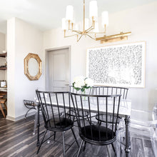 Load image into Gallery viewer, Dillon Chandelier in dining room.
