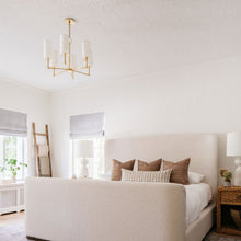 Load image into Gallery viewer, Dillon Chandelier in bedroom.
